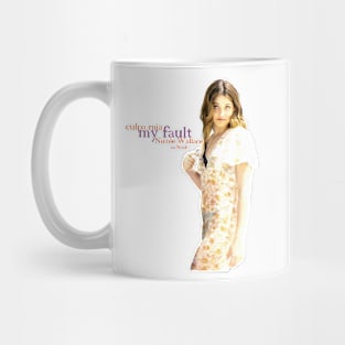 Nicole Wallace as noah culpa mia / my fault 2023 movie themed graphic design by ironpalette Mug